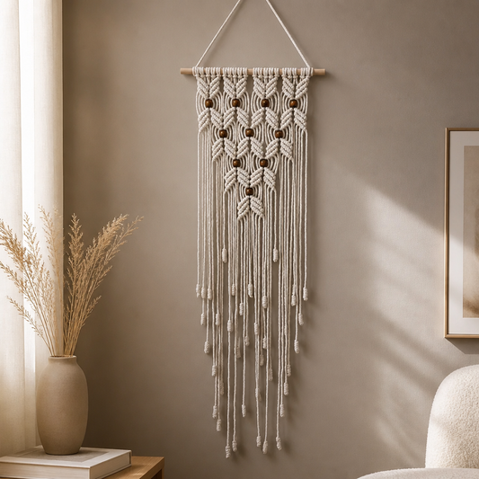 Modern macrame wall hanging
