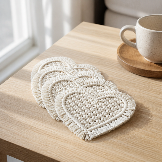 Heart Coasters - Set of 4