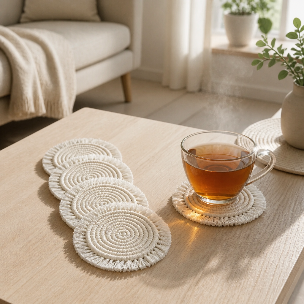 Round Coasters - Set of 4